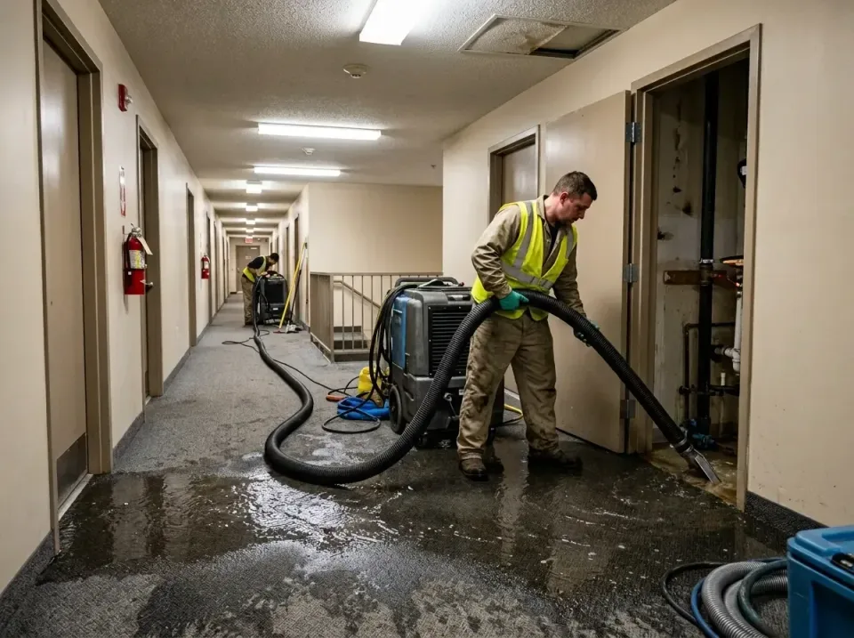 multi-unit-apartment-hallway-f-005 — frequently asked questions, Emergency Burst Pipe Water Extraction & Removal in Cayce, SC